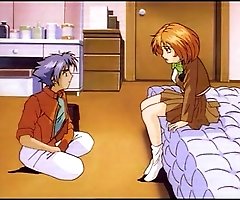 Cute blond toon banged with three cocks in hentai groupsex movie.